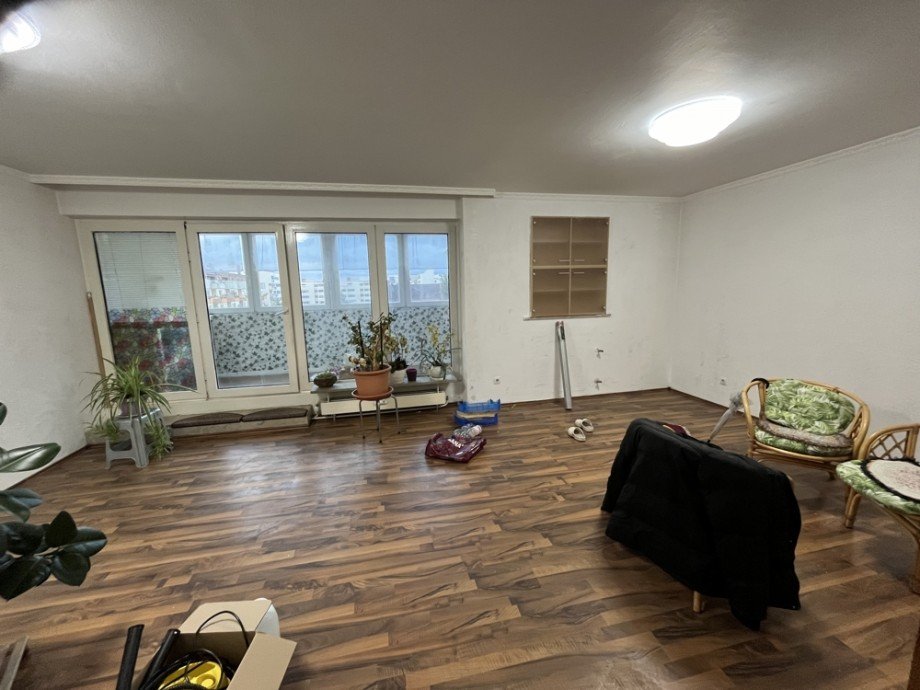 Wohnzimmer Dachgeschosswohnung Augsburg / Univiertel